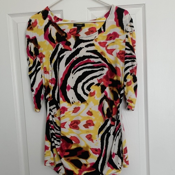 Alfani Zebra Print Women’s Top - Picture 1 of 6